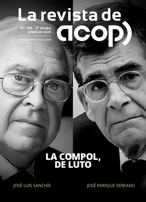 #LaRevistaDeACOP de <a href="/compolitica/">ACOP</a> rinde homenaje a dos figuras relevantes del pensamiento y la práctica política en España: José Luis Sanchís y José Enrique Serrano y comparte, como siempre, contenidos de interés para la #ComPol

🔗 t.ly/bhobg