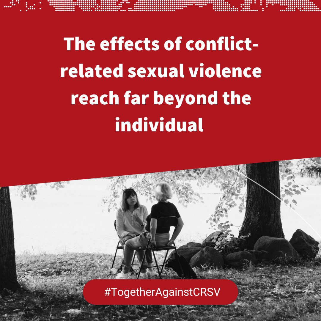 As of June 2025, #Ukraine has documented over 360 cases of conflict-related sexual violence. The real number is likely 10 to 20 times higher ❗

We stand with survivors — with care and with respect. Today and every day.

#TogetherAgainstCRSVua
