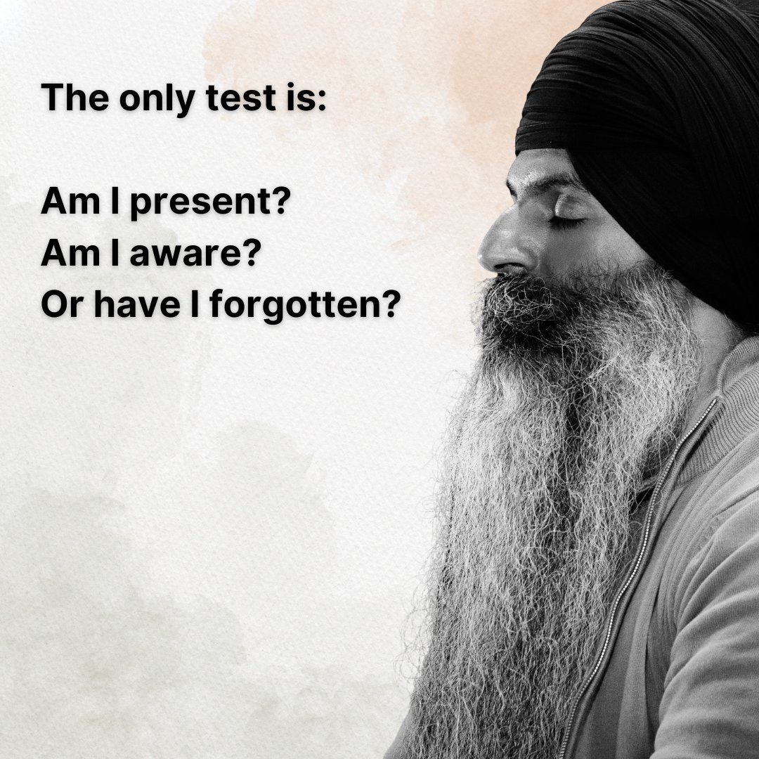 You may ask: Is God testing me?

But life isn’t a test you prep for, it’s moment-by-moment awareness.