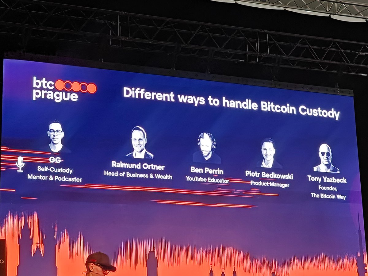 Bittylicious_'s tweet image. A talk on custody, which is core to Bittylicious. So much so, that we don't even let you trust us with your coins. You always need your OWN wallet first.
"Noone is young enough to learn self custody. It's not rocket science" and "You cannot prioritise convenience" from Tony…