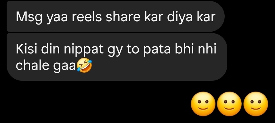 My friends for no reason :