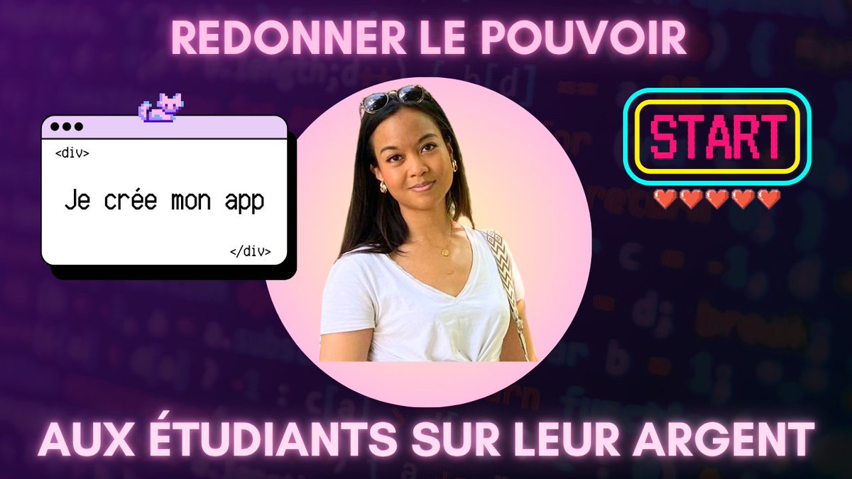 🔥 1ère vidéo YouTube en ligne ! 🔥
Je documente la création de mon app pour aider les étudiants à reprendre le contrôle de leurs finances.
Build-in-public, Web3, IA, business: je vous montre! 
🎥 ▶️ youtu.be/dCnTmeAYOM4?si…
🇫🇷 1 vidéo/semaine
#ElleBuild #buildinpublic