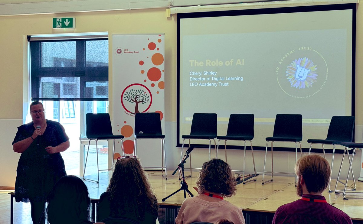 LEOacademies's tweet photo. @EppingTrust @LGfL @EdtechukHQ @LEOtraining5 @LEOcomputing @BelindaMMEvans @ty_goddard @bobusher @johnjackson1066 @JulaanGovier @MrcTechteacher @MrsShirley8 @grahammacaulay 💬 London EdTech Hubs Expo 2025

What is the role of AI in education?

@MrsShirley8 is taking colleagues through the coming avalanche of AI. How do we prepare leaders, teachers, pupils &amp; parents?

👉 https://t.co/PjgsZQggCE

@LGfL @EdtechukHQ #EdTechHubsExpo https://t.co/0XvEH5ZB74
