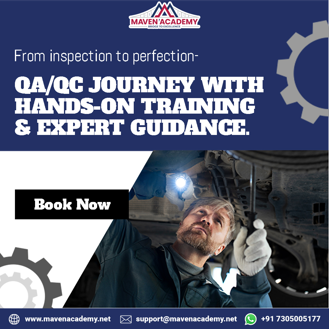 MavenAcademy1's tweet image. 🔓 Unlock career opportunities in QA/QC with a solid foundation.

📚 This course covers essentials for aspiring engineers and quality professionals. 🚀 Start learning today!

👉 Read more at: mavenacademy.net/courses/introd…

#MavenAcademy #QualityAssurance #QualityControl #OnlineCourse