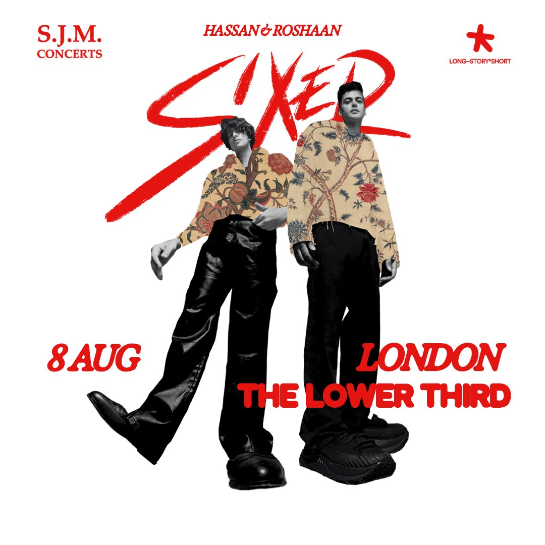 gigsandtours (@gigsandtours) on Twitter photo Rising Pakistani pop songwriting duo <a href="/Hassan_Roshaan/">Hassan and Roshaan</a> are headed to London The Lower Third in August!
Grab tickets 🎟️ tix.to/HasRosh Rising Pakistani pop songwriting duo <a href="/Hassan_Roshaan/">Hassan and Roshaan</a> are headed to London The Lower Third in August!
Grab tickets 🎟️ tix.to/HasRosh