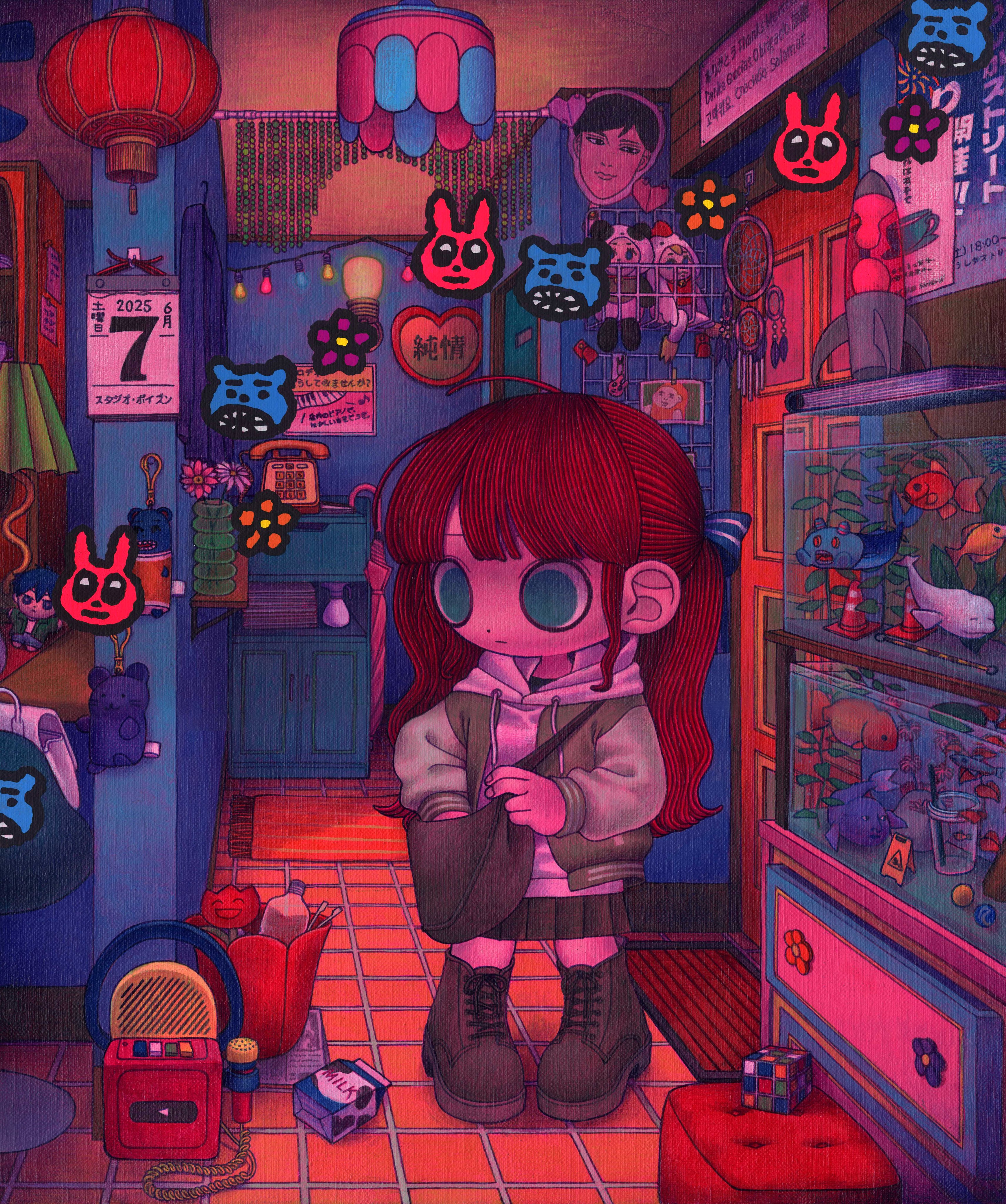 吉田有花 アクリル作品