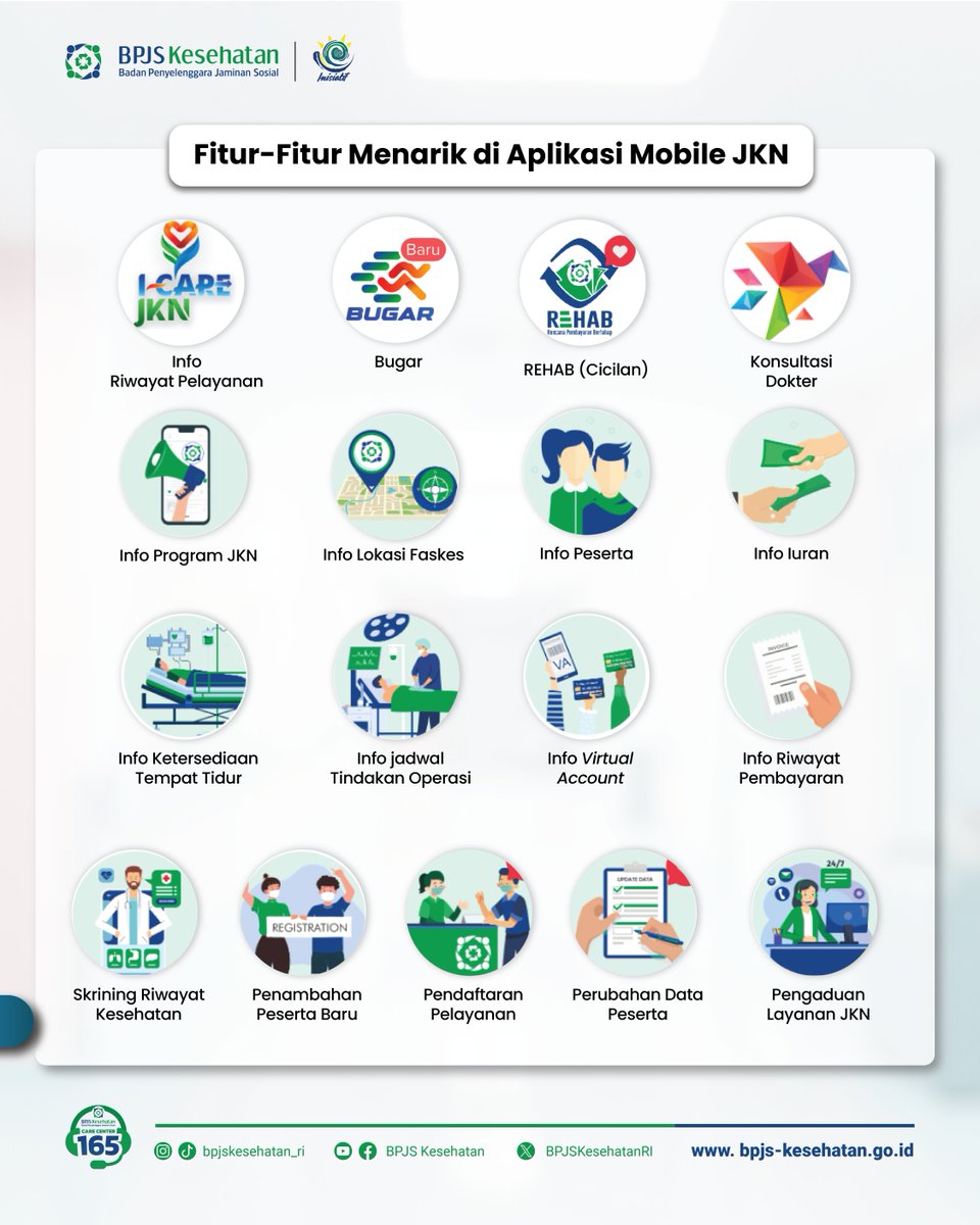 Mau ngurus BPJS Kesehatan jadi lebih cepat dan lebih mudah? Bisa banget, buruan download Aplikasi Mobile JKN!

#BPJSKesehatan
#SatuDekadeJKN
#BPJSMakinMudah
#BPJSMakinCepat
#BPJSSetara