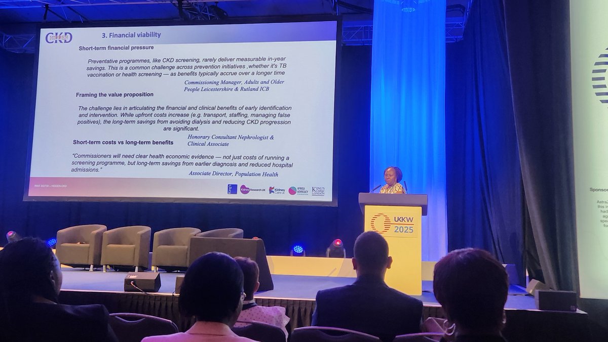 MusombaRachel's tweet photo. I have engaged with Public Health commissioners, seeking their perspective on community kidney screening, it's amazing to learn that the model works, but who will find it, how do we integrate the data, how do we manage referral into mainstream NHS. It was intriguing @KW25 https://t.co/DSxJHz19xA