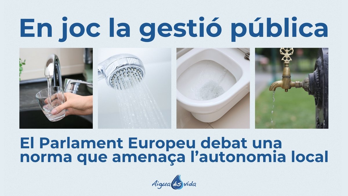 ⚠️  El Parlament Europeu està debatent una esmena a la directiva de contractació pública que podria obligar els ajuntaments a justificar per què no privatitzen serveis bàsics com l’aigua, la neteja o el transport.

T'ho expliquem millor aquí: aiguaesvida.org/en-joc-gestio-…