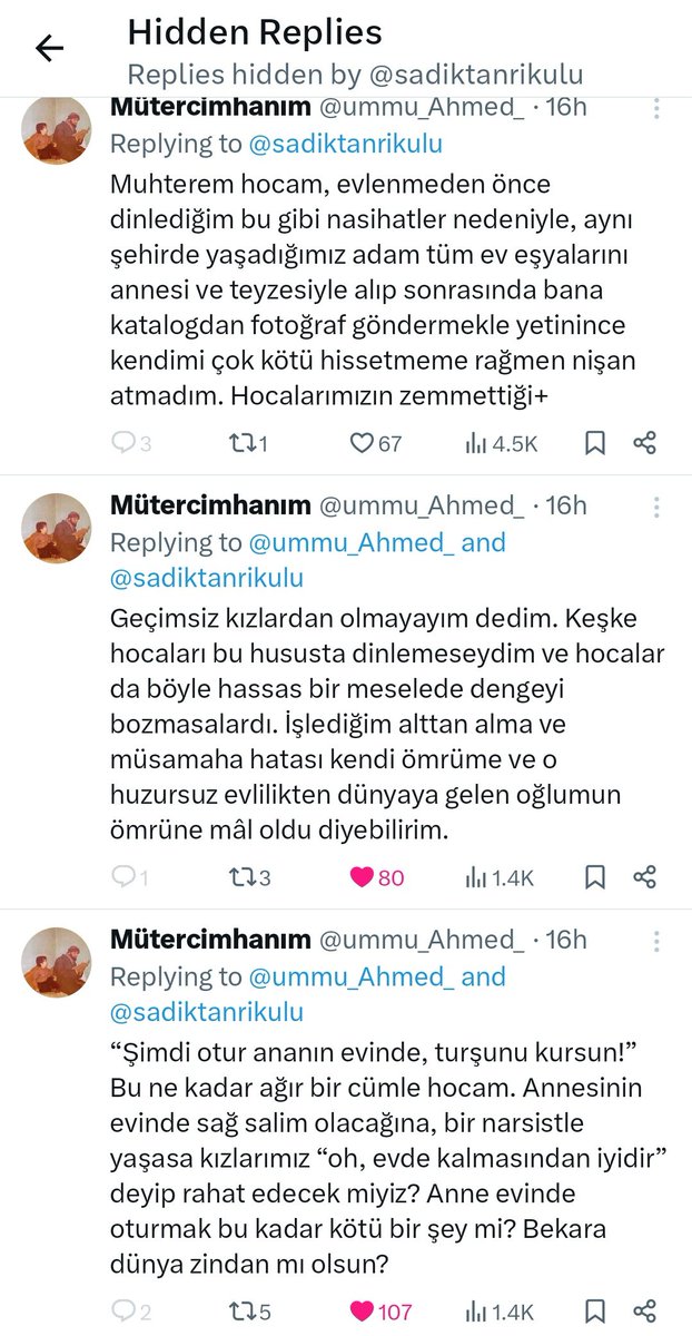 birisi gerçekleri yüzüne vurunca hemen yorumlar gizlenmiş ahajahjdkd iyi niyetli olsaydınız silerdiniz bu paylaşımı ama siz iyi niyetli falan değilsiniz kadınlar sussun otursun her başına geleni sineye çeksin istiyorsunuz ama yok öyle bi dünya artık
