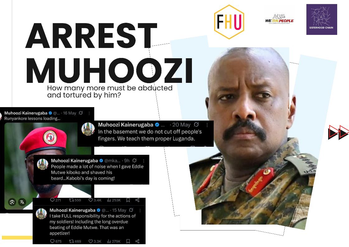 We’ve now normalized these things?Imagine what Eddie Mutwe’s family and children are going through. And then there’s you! 
#ArrestMuhoozi
#FreeAllPoliticalPrisonersInUganda