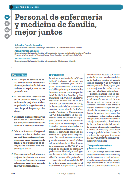 Ara Rivera (@ararivera_) on Twitter photo Gracias a <a href="/DoctorCasado/">Salvador Casado</a> por contar conmigo y darme la oportunidad de conocer y colaborar también con <a href="/BruguesAlba/">Alba Brugues Brugues</a>.
Ha sido muy enriquecedor trabajar en este artículo.
Enfermeras y médicos mejor juntos. #AtenciónPrimaria
amf-semfyc.com/es/web/articul…… Gracias a <a href="/DoctorCasado/">Salvador Casado</a> por contar conmigo y darme la oportunidad de conocer y colaborar también con <a href="/BruguesAlba/">Alba Brugues Brugues</a>.
Ha sido muy enriquecedor trabajar en este artículo.
Enfermeras y médicos mejor juntos. #AtenciónPrimaria
amf-semfyc.com/es/web/articul……