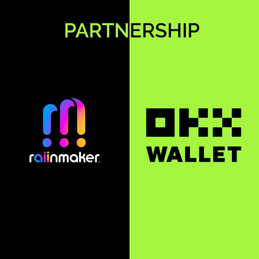 Big drop: Raiinmaker × OKX Wallet 💧

Earn exclusive $RAIIN rewards on OKX <a href="/wallet/">OKX Wallet</a>.

Join here: web3.okx.com/giveaway/raiin…

Make AI Yours.
Make it $RAIIN