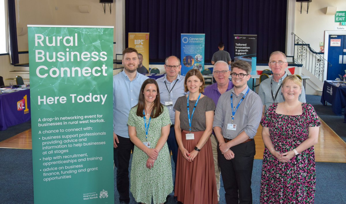 Successful first Rural Business Connect event in Hunstanton yesterday.
We had some very productive conversations and provided support and new opportunities to businesses based in and around Hunstanton.

Find out more - bit.ly/3ZbfRjS