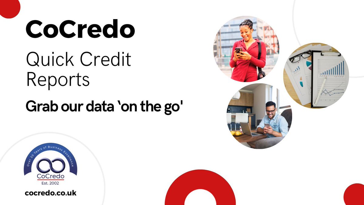 CoCredo's tweet photo. ✴️ Our Quick Credit Reports –fast, affordable, & unique "one-off" credit report service for SMEs.✴️ NO lengthy contracts or sign-ups!
Just grab the credit report information you need https://t.co/9AcpQYclCO 🎯
#quickcredit @bizhour #bizsupport #creditcheck #creditreport https://t.co/yIku3cdas2