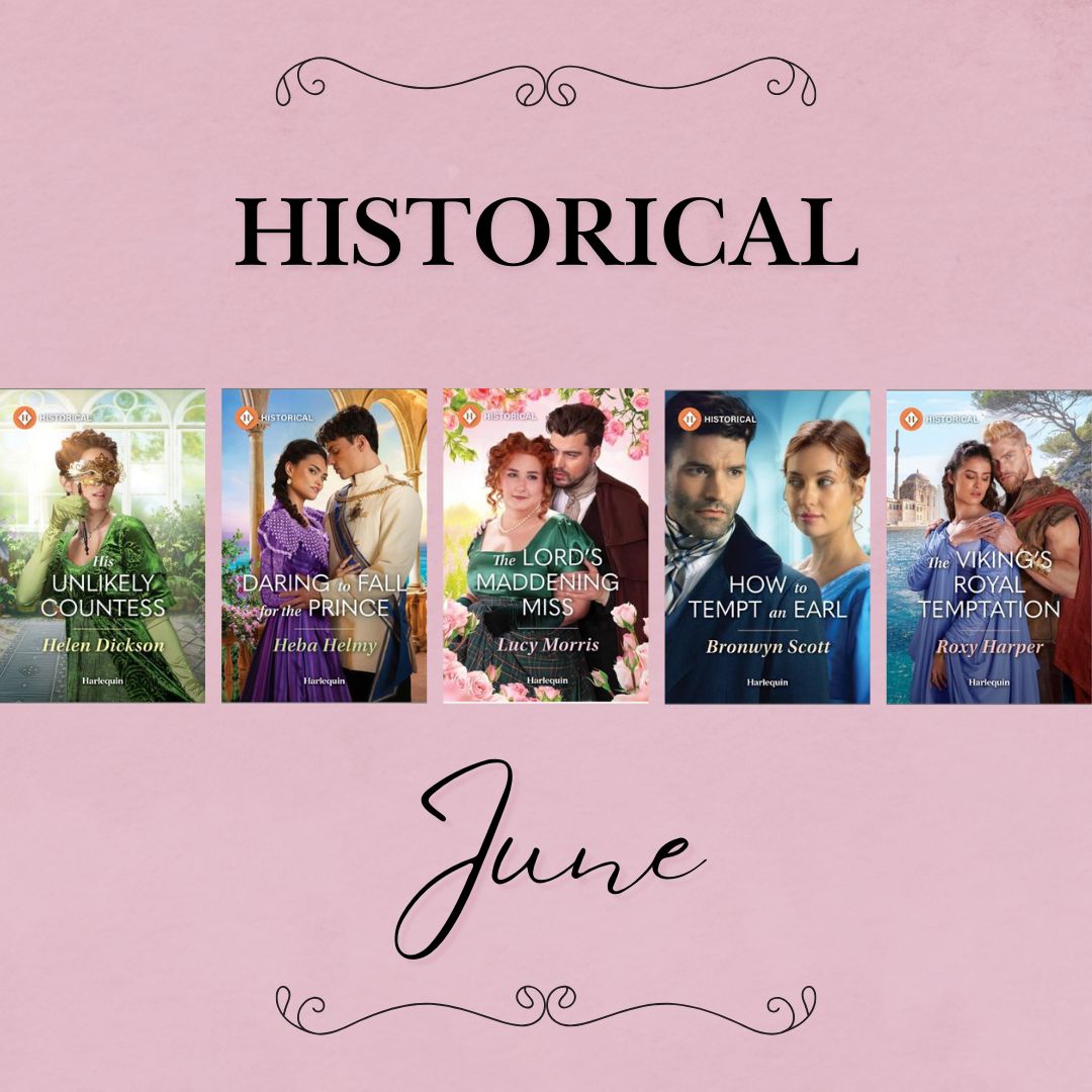 Have you seen the gorgeous Harlequin Historicals that are out now?  If not, check out these June titles!
#harlequinbooks #millsandboon #historicalromance