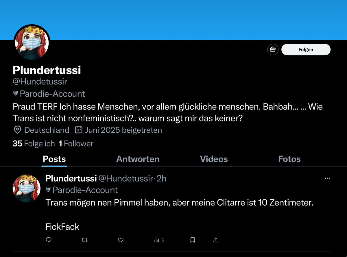 bin also offensichtlich wichtig genug. 🙄
vielleicht könnt ihr dem ein ende setzen? danke.