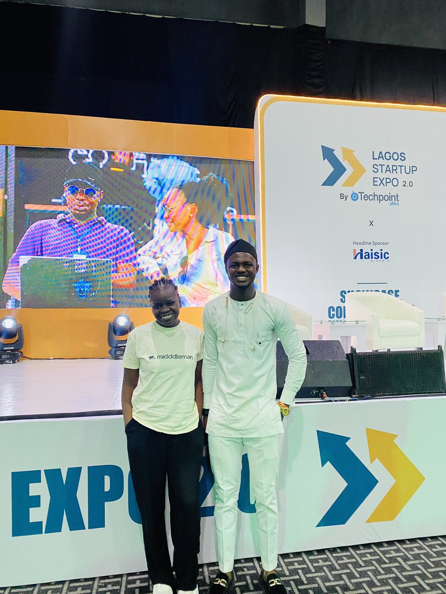 Selling AWS || African Workforce Summit (@saamu_eleja) on Twitter photo Live at #Lagosstartupexpo day 2, meeting <a href="/Omolarablaq/">Omolara</a> an amazing founder at <a href="/OurMidddleman/">Midddleman</a> and one of our panelists today) 🤗
Good work done here, <a href="/TechpointAfrica/">Techpoint Africa</a> 👏 Live at #Lagosstartupexpo day 2, meeting <a href="/Omolarablaq/">Omolara</a> an amazing founder at <a href="/OurMidddleman/">Midddleman</a> and one of our panelists today) 🤗
Good work done here, <a href="/TechpointAfrica/">Techpoint Africa</a> 👏