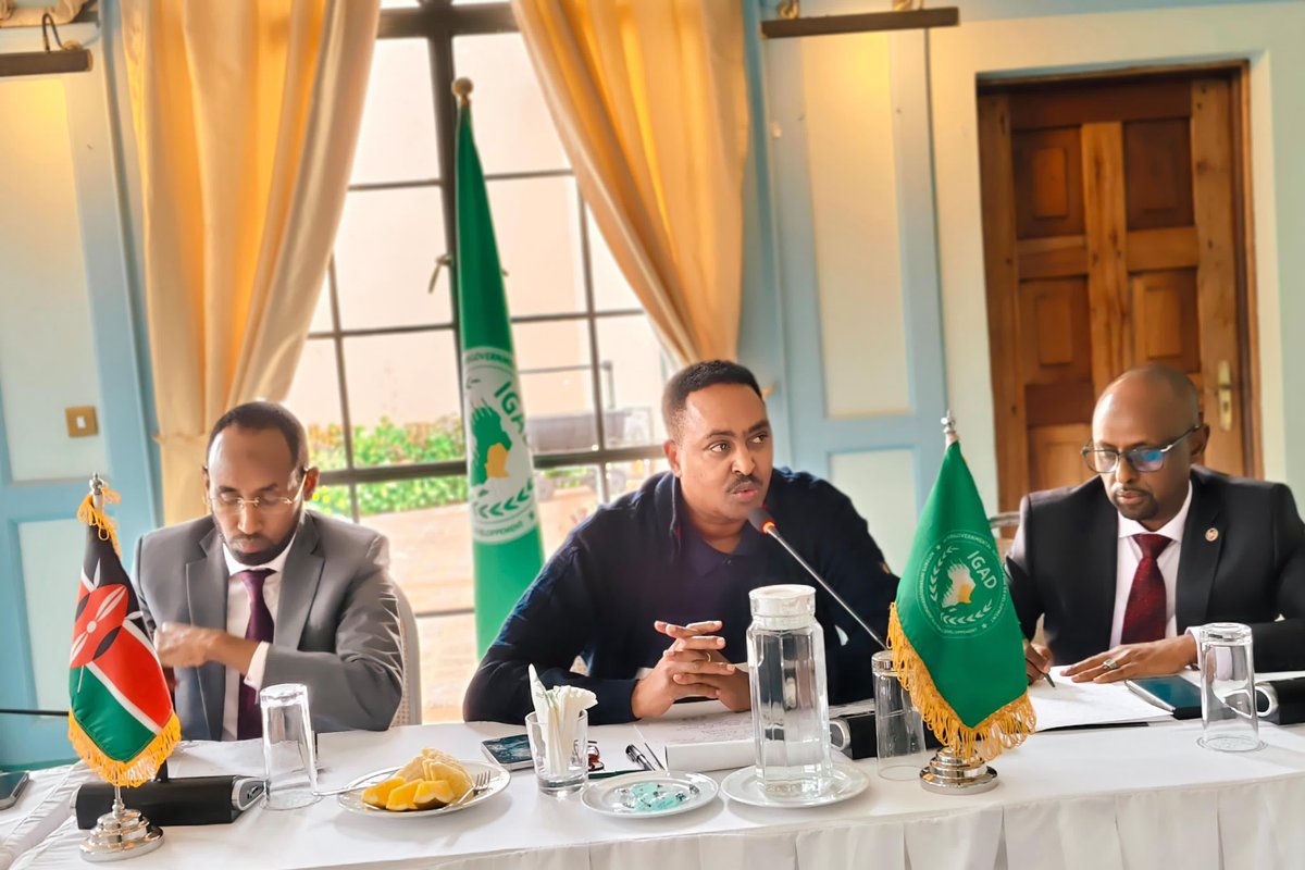 DrWorkneh's tweet image. Following up on the recent Ethiopia–Kenya consultations on the Horn of Africa Gateway Project convened by IGAD in Addis Ababa, I met this morning with Mandera County Governor @MohamedAkhalif ,Technical team of the project and World Bank officials to evaluate implementation…