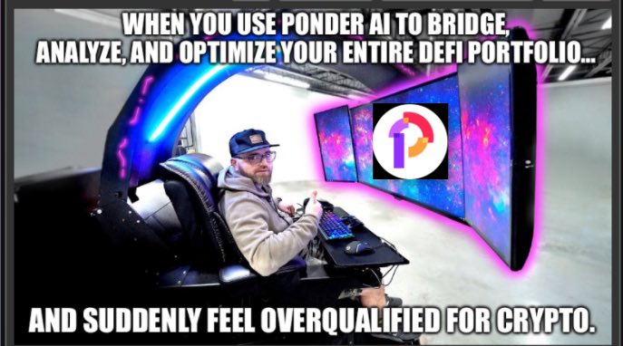SleekyLee3's tweet photo. @Ponder_One is building the intelligence layer for Web3.
From bridging assets to analyzing yields, it helps users make smarter, faster decisions using real-time AI.
One engine. Cross-chain. Fully optimized.
#PonderAI #PNDR $PNDR https://t.co/54fh9qwi78