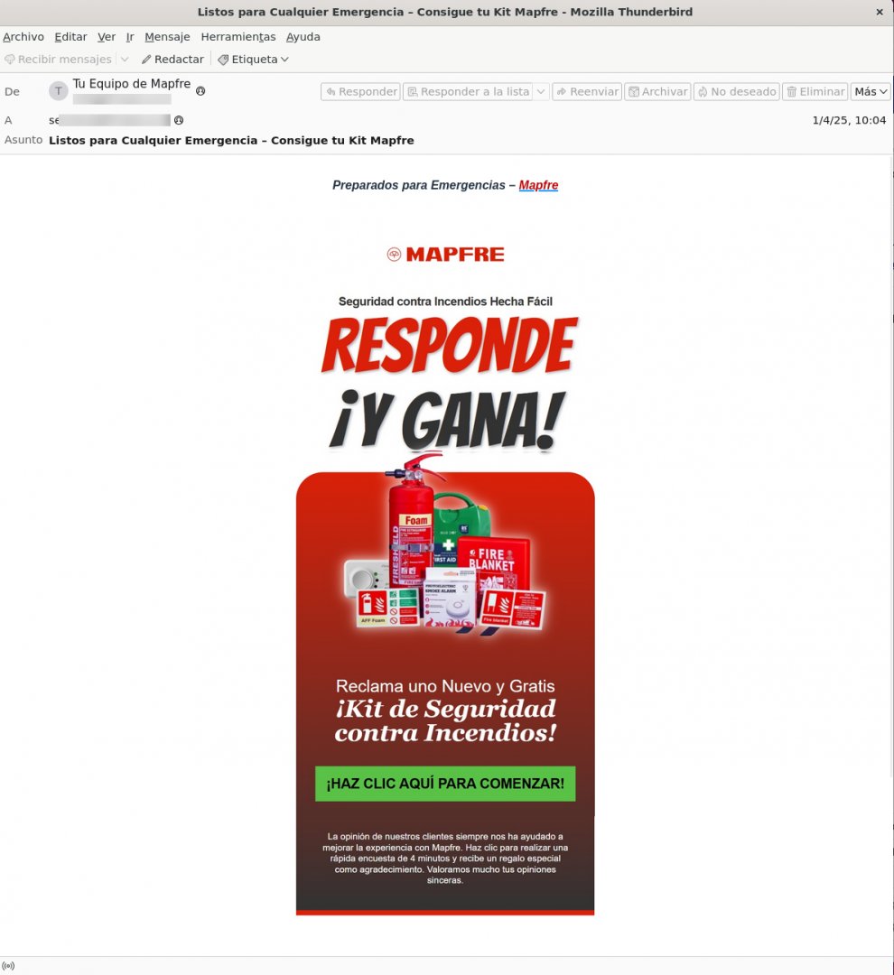 guardiacivil's tweet image. ⚠️#AVISO‼️ Detectadas campañas que suplantan marcas conocidas para #robar tus datos prometiendo premios.

#NoPiques, para obtener la recompensa te indican que accedas al enlace proporcionado, respondas a una encuesta, en la que debes facilitar datos personales y bancarios, y…