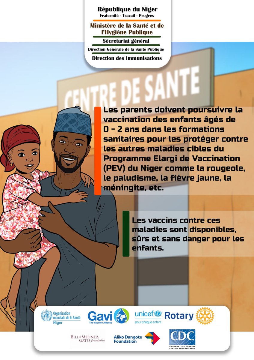 Leilakanf's tweet photo. Continuons la vaccination des enfants de 0 à 2 ans pour les protéger contre les maladies graves.  #HumainementPossible
#EndPolio https://t.co/NYZJGaQyLz