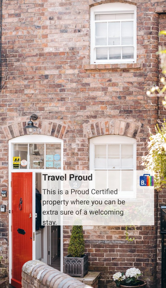 🧡💛💚💙💜
It is Pride Month. Whether you're visiting Ironbridge for a peaceful getaway or a celebration we always welcome everyone with respect, care &amp; feel loved.
We're very proud of our Travel Proud certification with Booking com
#pridemonth #lgbtq #holidayhome #TravelProud