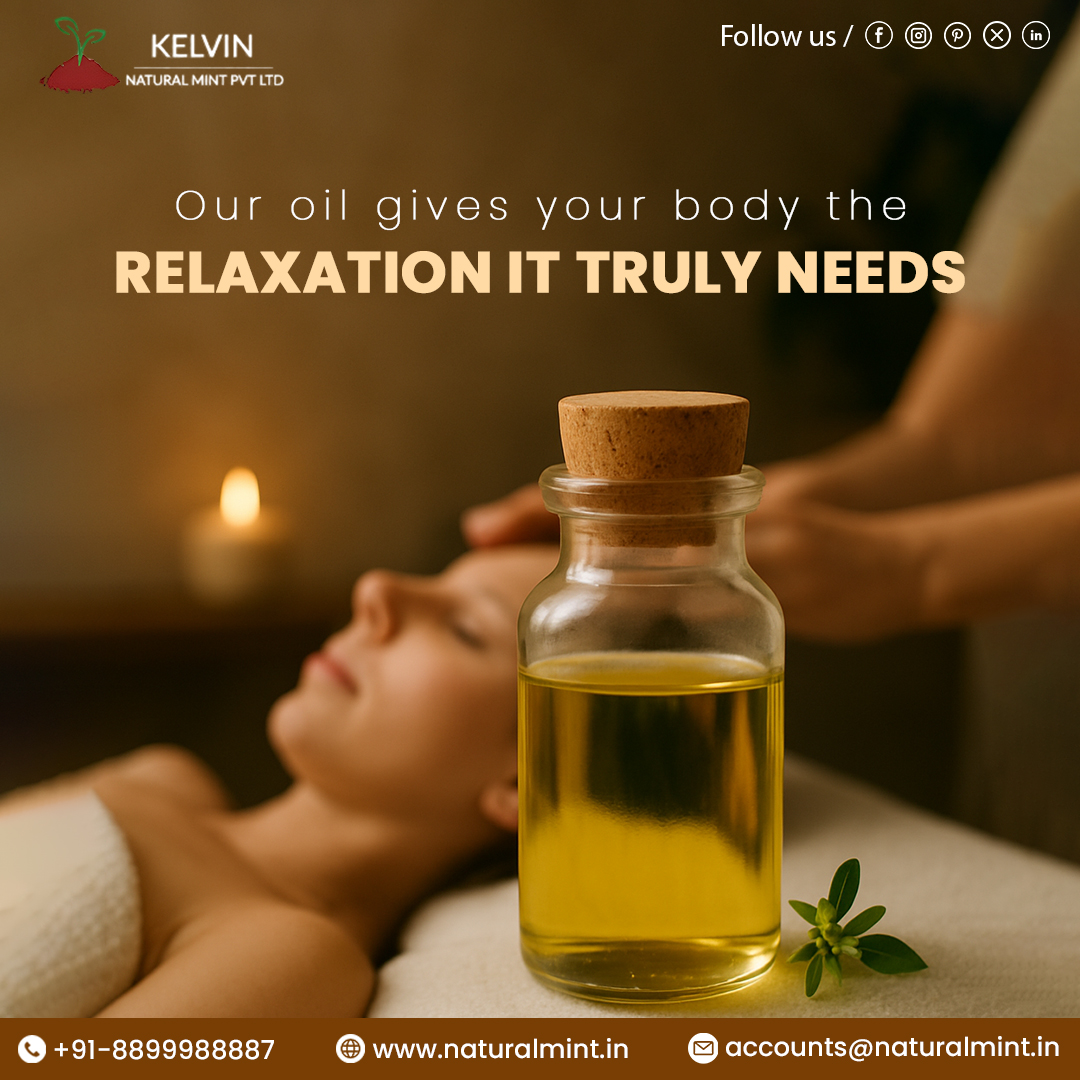 KelvinNatural's tweet image. Unwind your mind with Kelvin Natural Mint Oil the relaxation you truly need after a long day💆‍ Just a few drops, and you're refreshed, calm, and ready to breathe easy. 🍃

🔗 naturalmint.in
📩 accounts@naturalmint.in
📞 +91-8899988887

#NaturalRelaxation #MintOilTherapy
