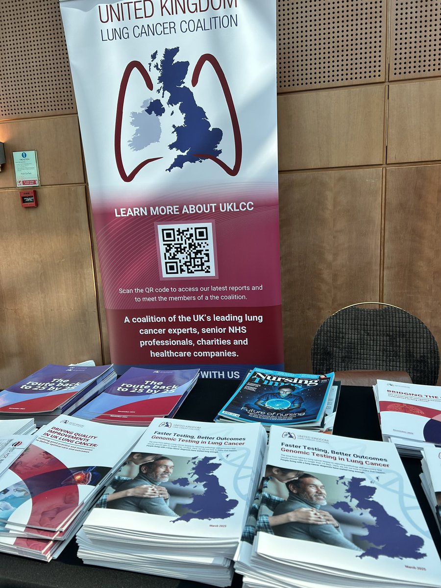 Come and visit us at #lcnuk2025 and pick up a copy of our latest report ‘Faster Testing, Better Outcomes’ on how we can reduce turnaround times for genomic testing and save more lives from #lungcancer uklcc.org.uk
