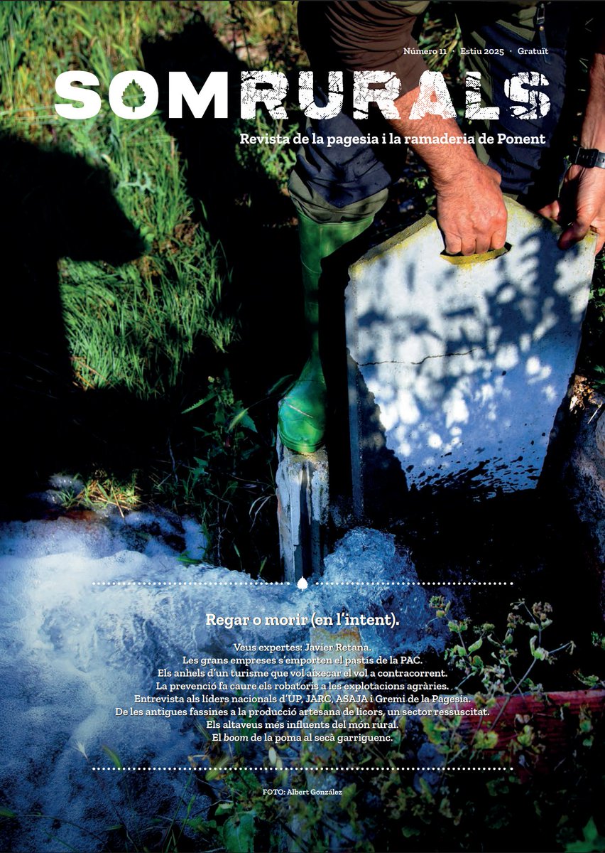 💧 Ignasi Servià 📲 (@iservia) on Twitter photo La revista del Som Rurals de <a href="/somgarrigues/">Som Garrigues</a> porta per títol
"Regar o morir (en l'intent)".
<a href="/AlbertGFarran/">AlbertGonzalezFarran</a> en va fer algunes preguntes.
📘 Teniu lectura per aquest estiu.
somgarrigues.cat/media/upload/p… La revista del Som Rurals de <a href="/somgarrigues/">Som Garrigues</a> porta per títol
"Regar o morir (en l'intent)".
<a href="/AlbertGFarran/">AlbertGonzalezFarran</a> en va fer algunes preguntes.
📘 Teniu lectura per aquest estiu.
somgarrigues.cat/media/upload/p…