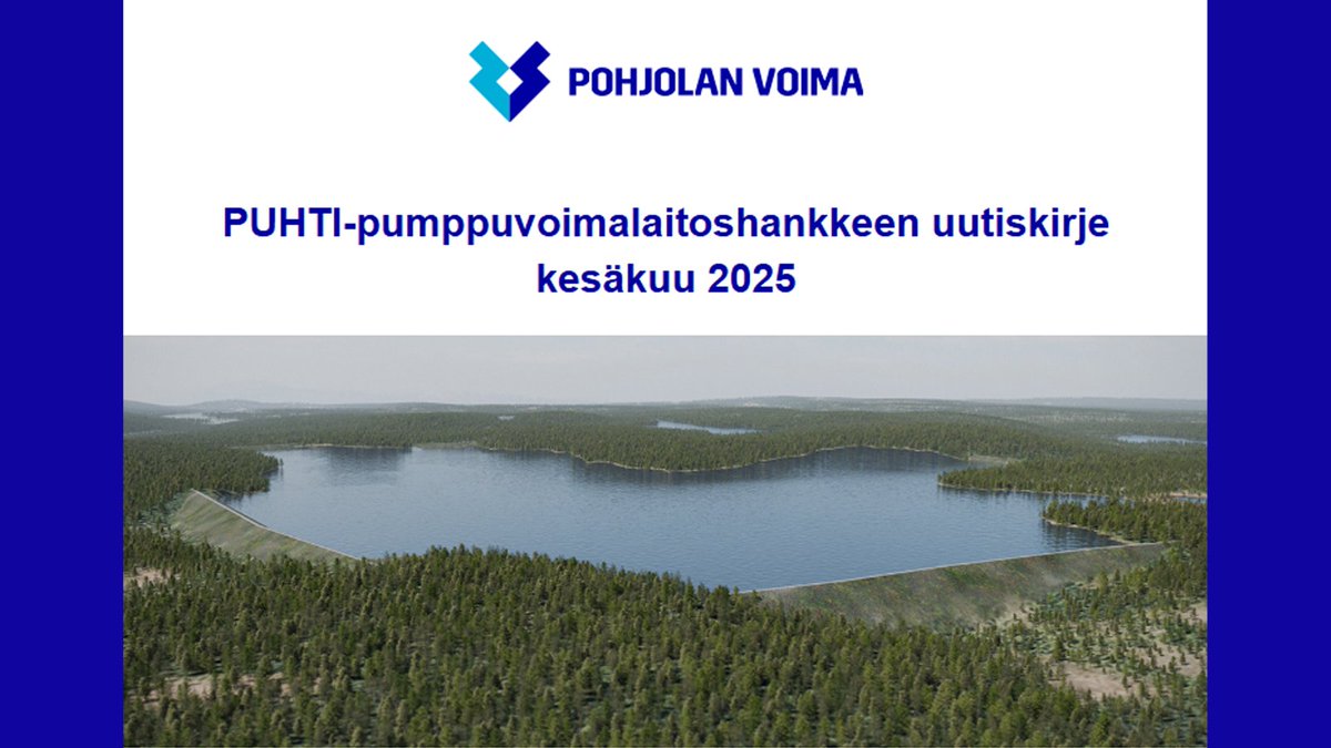 Mitä kuuluu Puhti-pumppuvoimalaitoshankkeellemme nyt? Miten ympäristövaikutusten arviointi etenee kesän aikana? Mitä hankkeen kuulumisista on hyvä tietää juuri nyt?  Lue Puhti-uutiskirjeestä ja tilaa itsellesikin! web.apsis.one/wve/8a971ebd-b…  #pohjolanvoima #PVOVesivoima #pumppuvoima