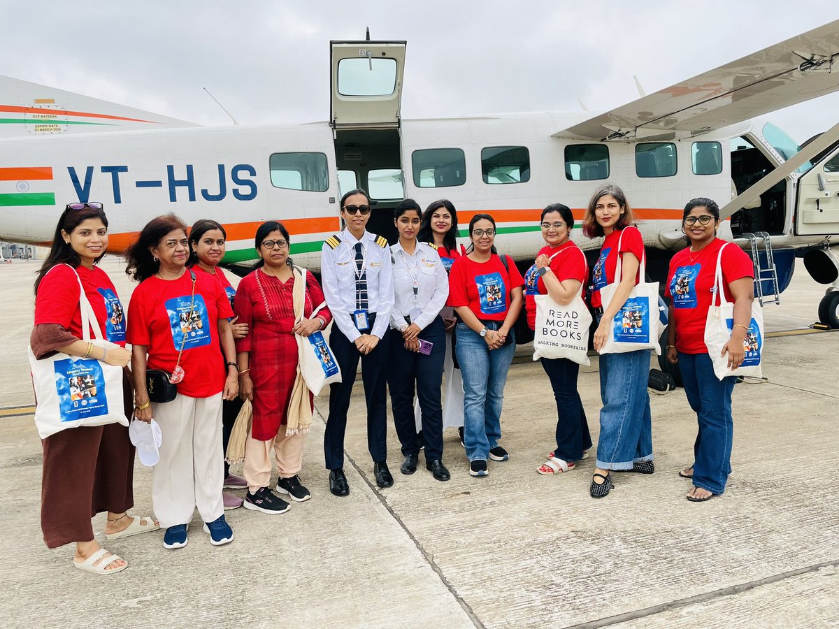 Walking BookFairs (@walkngbookfairs) on Twitter photo These incredible women made history on 15 June 2025 with India’s first all women flying book club.
#WalkingBookFairs <a href="/IndiaoneA/">IndiaOne Air</a>
Literary Women Flying Book Club
✈️📖✨ These incredible women made history on 15 June 2025 with India’s first all women flying book club.
#WalkingBookFairs <a href="/IndiaoneA/">IndiaOne Air</a>
Literary Women Flying Book Club
✈️📖✨