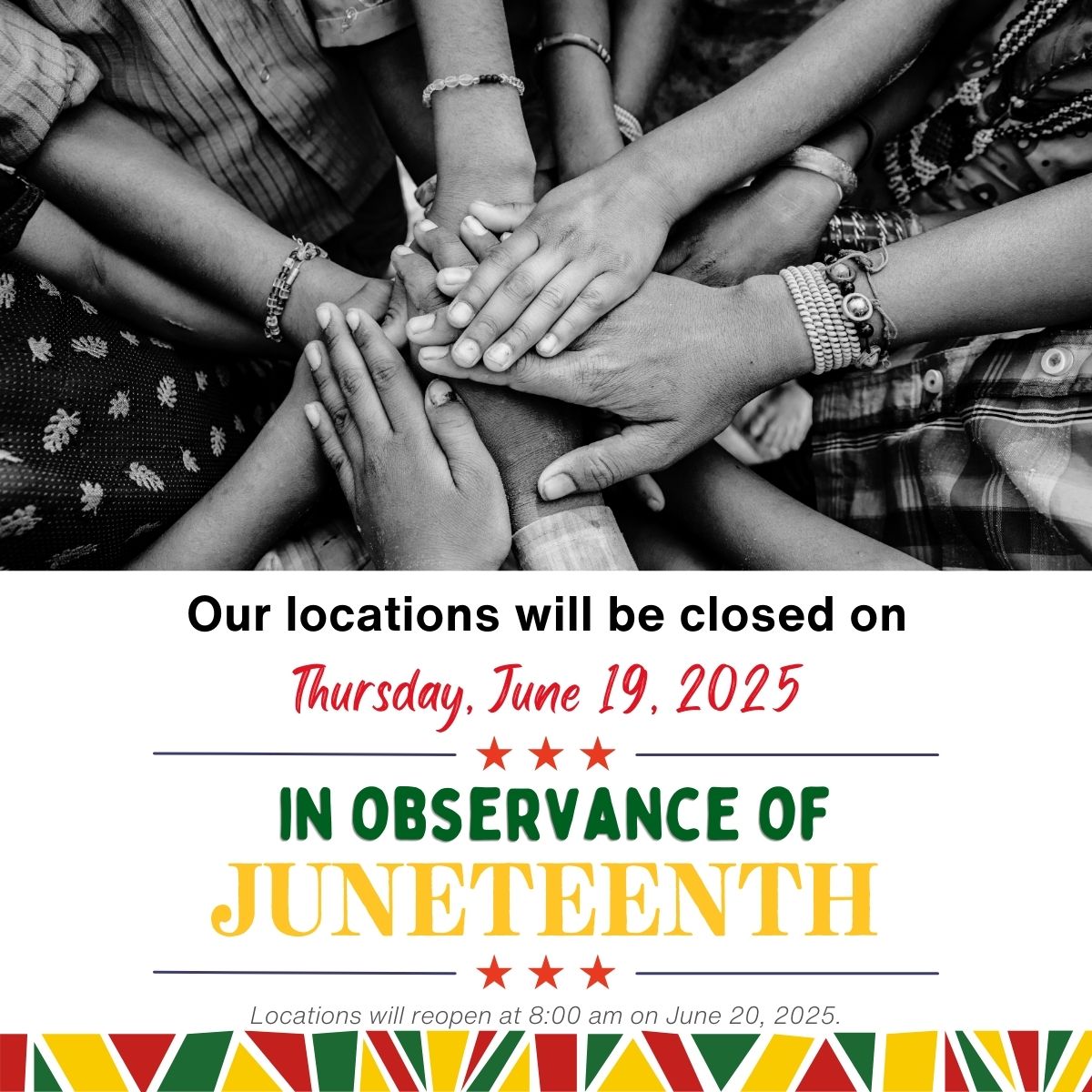 All DMV locations are closed today in recognition and honor of Juneteenth. #Juneteenth2025 #FreedomDay2025