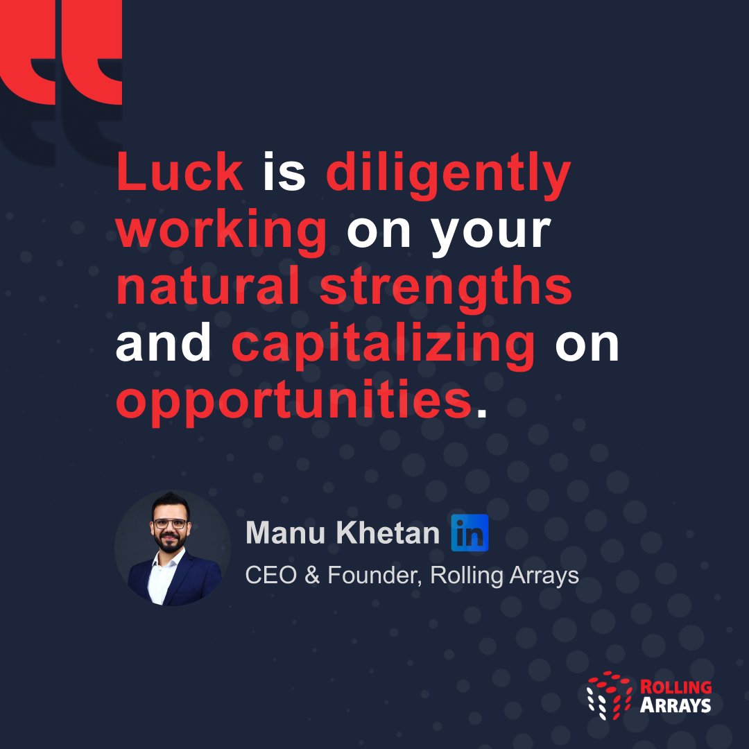 RollingArrays's tweet image. #Culture #ThinkBigThursday