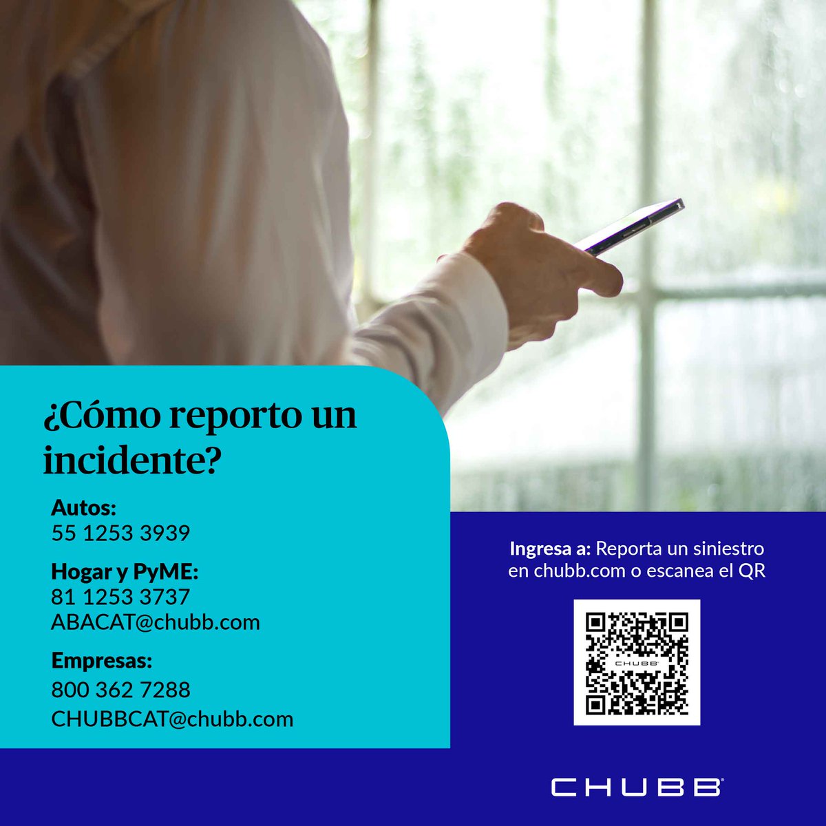 🚨 Atención #México, el huracán Erik se acerca🌀
 📍 Oaxaca, Guerrero, Colima, Jalisco, Chiapas
 Sigue estas recomendaciones para protegerte. Si tienes un incidente, repórtalo aquí: bit.ly/43OMzdv
 #ChubbSeguros