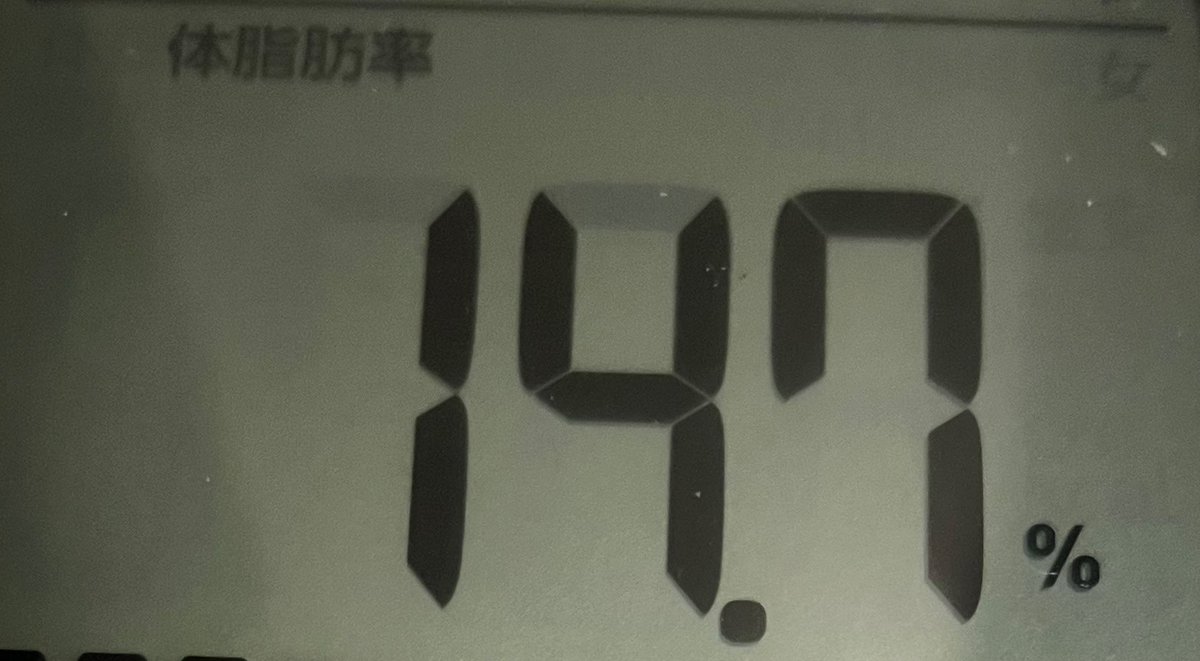 えっ…？
体重計まで暑さにやられた？
3回は場所変えて測り直したよ？

鍛えるか、、、💪(  ˙꒳​˙💪  )