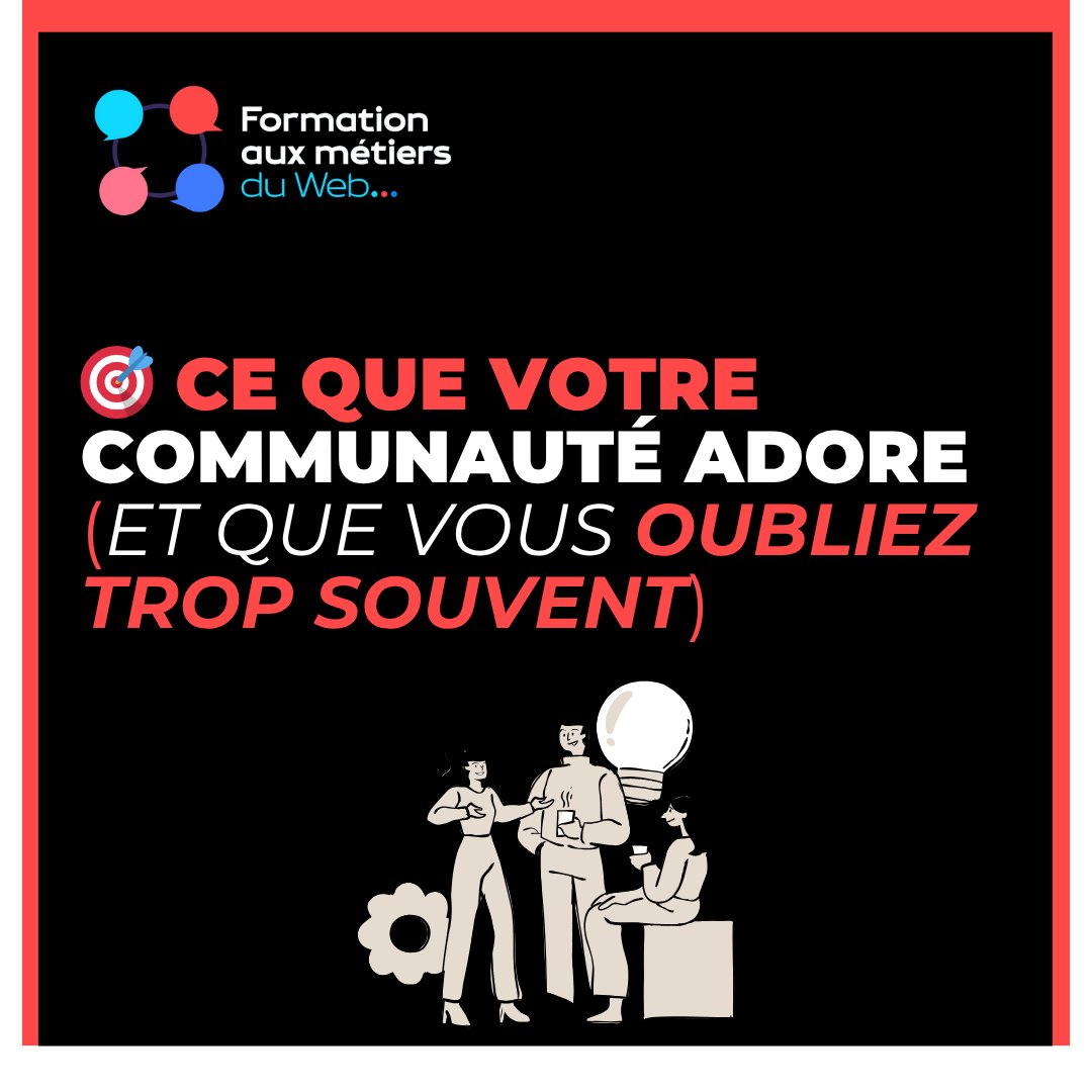 Vous voulez fidéliser votre communauté ?
Postez ce qu’elle aime vraiment. Voici le Top 3 :

1.Des coulisses VRAIES
2. Des réponses à ses questions
3. Des posts où ELLE a la parole

La fidélité vient de la sincérité.
💬 Lequel vous engage le plus ? 1, 2 ou 3 ? 

#Fidélisation