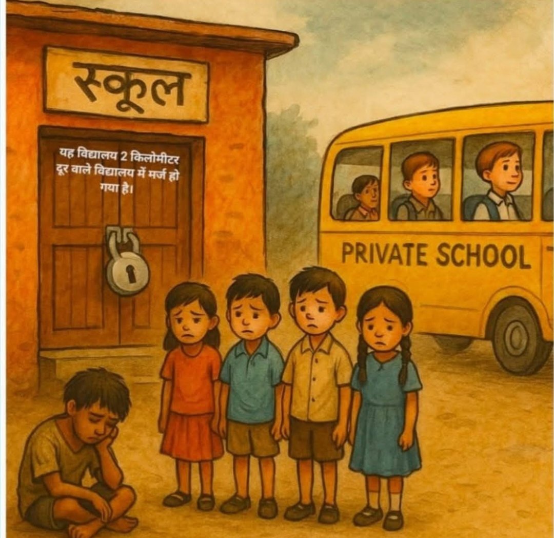 Sumant_TheSSS's tweet photo. ग्राम गुरु ही अपाहिज अवस्था में है, विश्व गुरु क्या खाक बनेंगे?!
#SchoolMergerRoko https://t.co/8Mq9xvJJOR