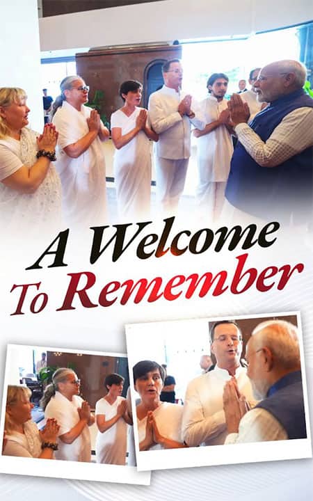 Kharwarbhai's tweet photo. PM Modi receives a special welcome as Croatians chant Gayatri Mantra
@narendramodi
#G7Summit
#G7kicksModi
#G7Summit2025 https://t.co/3M1n2YzQfb