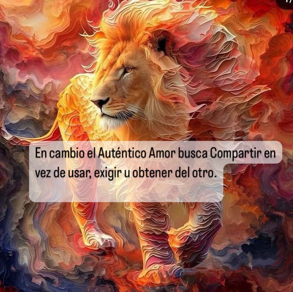 En cambio el Auténtico Amor busca Compartir en vez de usar, exigir u obtener del otro.