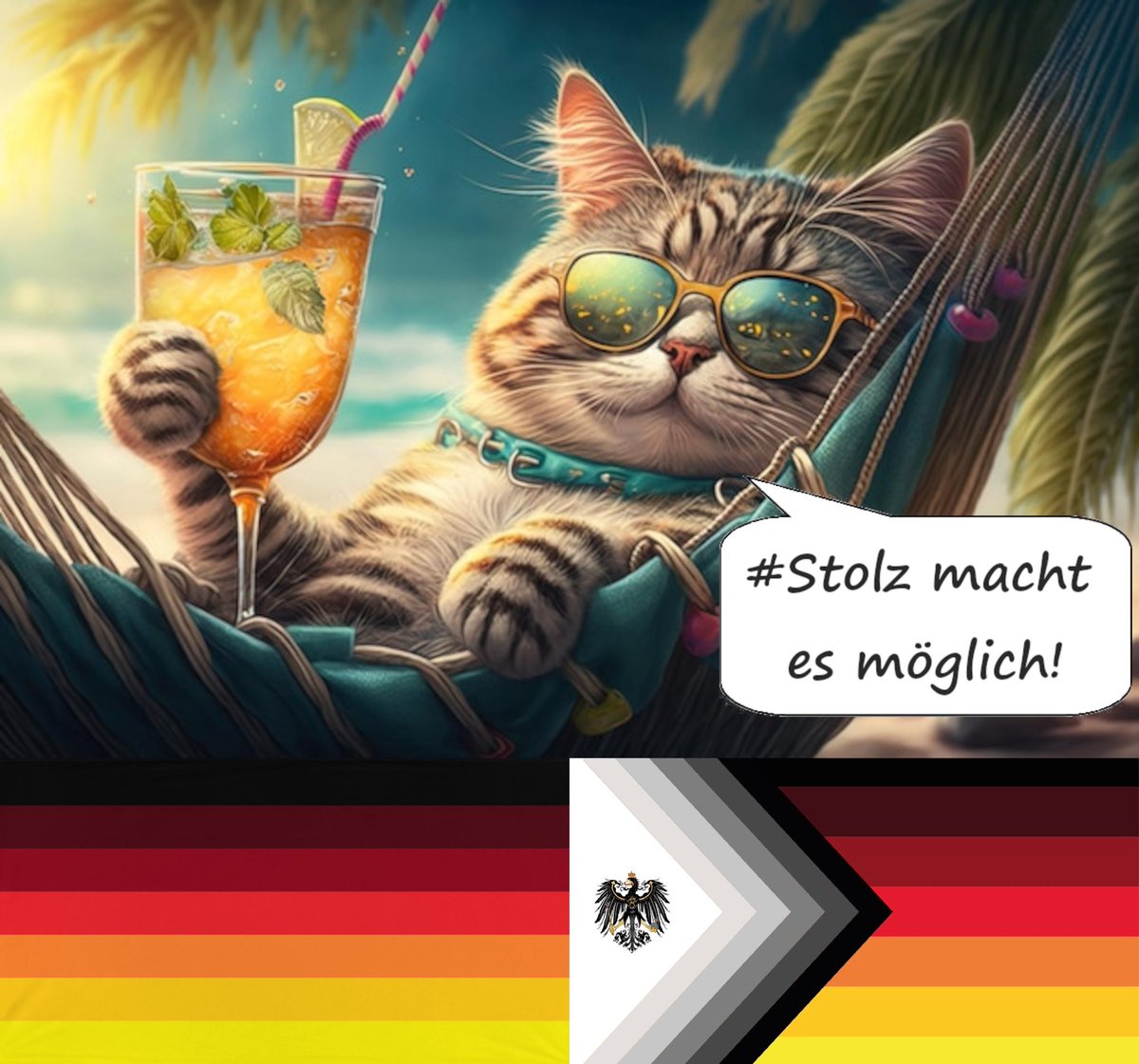 #Stolz #Stolzmonat #Stolzmonat2025 #StolzStattPride

Einen angenehmen Fronleichnam wünsche ich allen Stolzen, Patrioten und all jenen, die 🇩🇪🖤❤️💛🇩🇪 lieben.

Alle die heute einen Feiertag haben, genießt diesen.