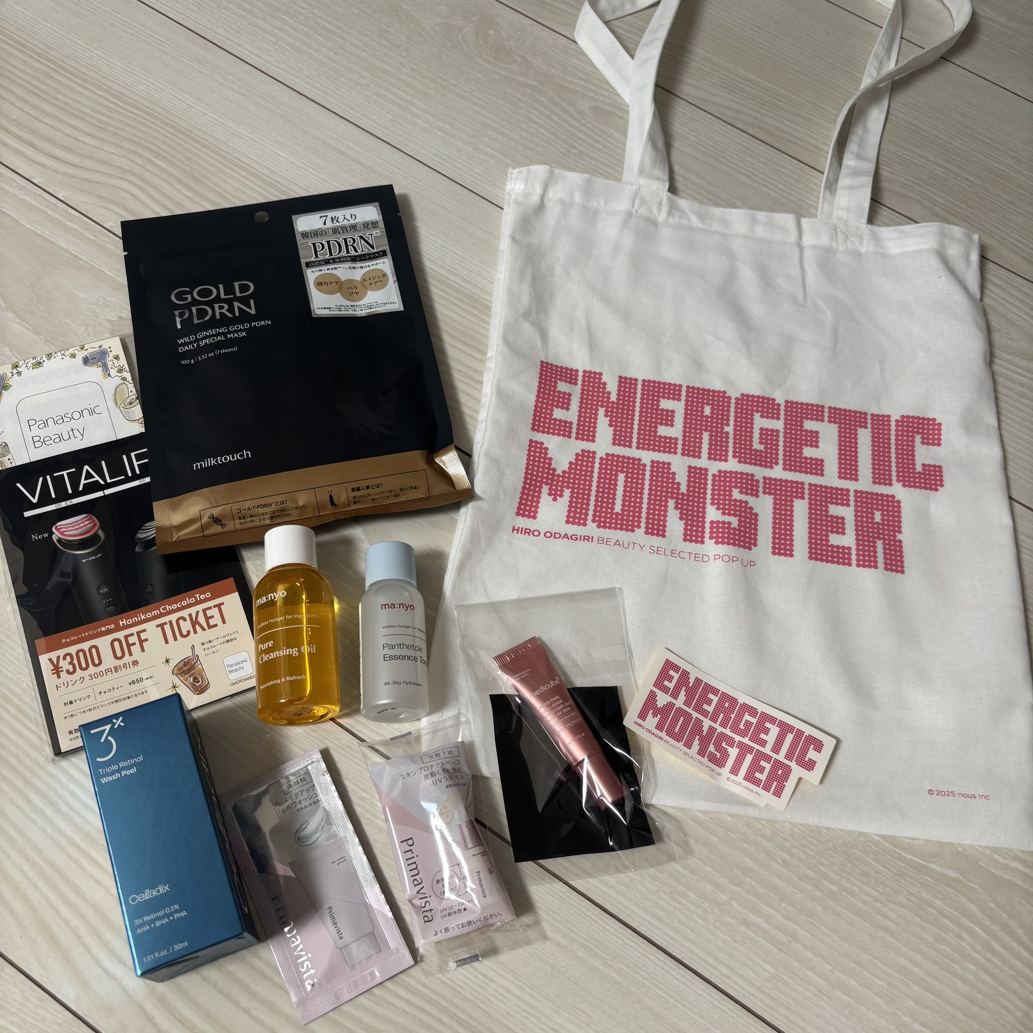 トートバッグ全種＋サンプルギフト ENERGETIC MONSTER 小田切ヒロ 小田切ヒロENERGETIC MONSTERバッグ ウプトホワイトグロウセラム