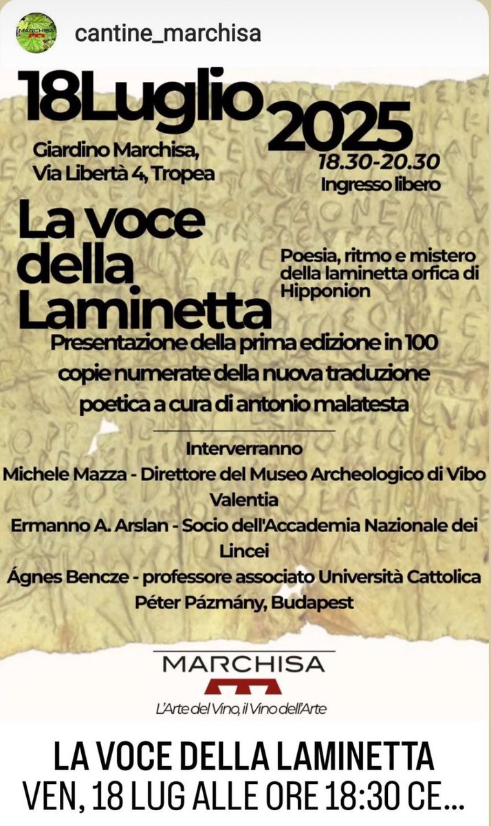 MARCHISAVINI tweet media