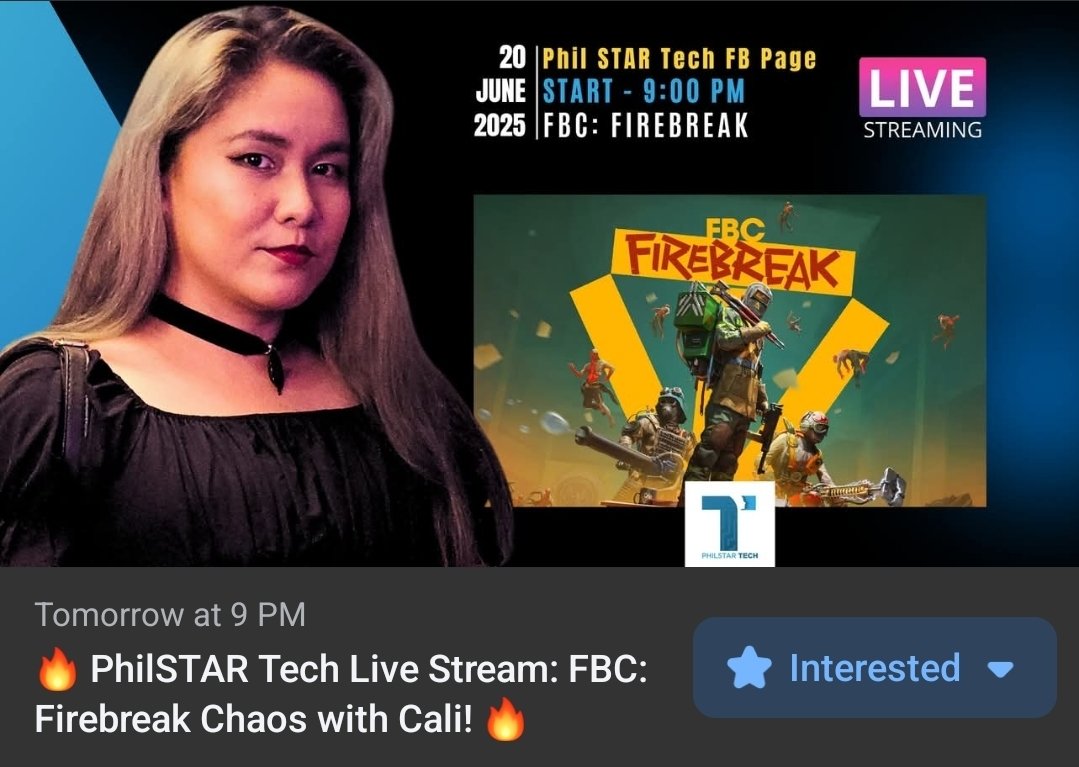 calypsolair's tweet photo. I'll be streaming again under Philstar Tech on FB tomorrow! Join me as I play one of the games that I've been looking forward to since last year, Remedy Entertainment's FBC: Firebreak!

Let's clean up the Hiss, defeat some sticky notes and have fun! 
See you there! 💜 https://t.co/FztBOi66vq