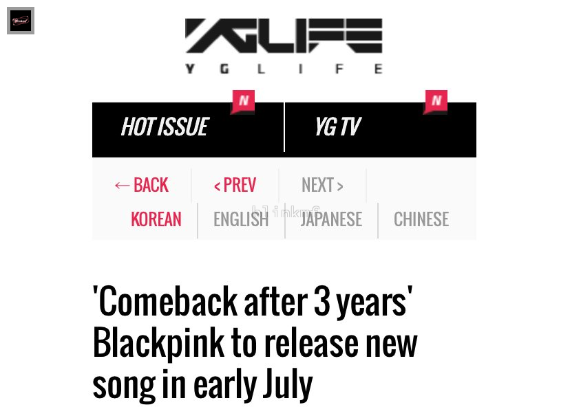 blinkmf's tweet photo. Blinks! YG sudah mengkonfirmasi comeback awal juli🔥😭 https://t.co/Wi1Mq6DAFu