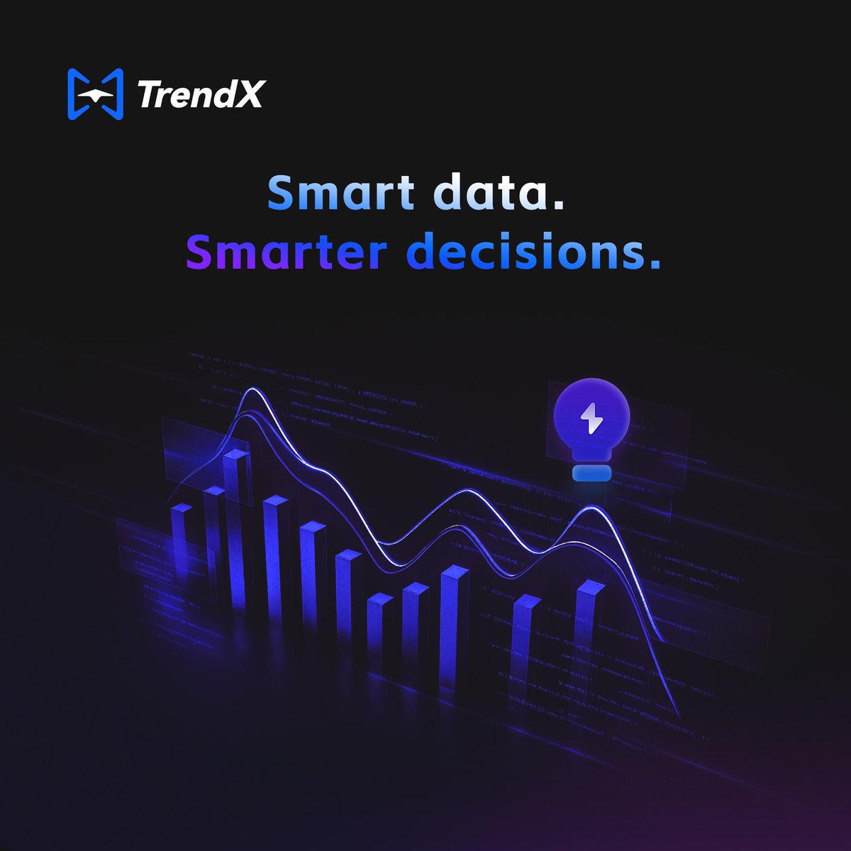 Alpha isn't hidden — it's buried in the data.
TrendX helps you surface it fast.

📊 Track Smart Money in real time — who's buying, who's dumping.
🧠 Spot token momentum early — powered by sentiment, volume, and velocity.
⚡ React instantly — execute trades in one click, no