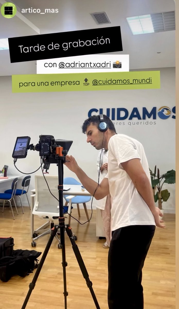Ayer pasamos una tarde genial grabando🎥 vídeos para #redessociales Queremos dar las gracias a @adriantxadri q estuvo detrás de la cámara y a <a href="/Artico_mas/">Artico</a> agencia d #marketing. Gracias mil Adrián y Marta, por hacerlo fácil,por la paciencia y por poner a cada detalle tanto cariño💙