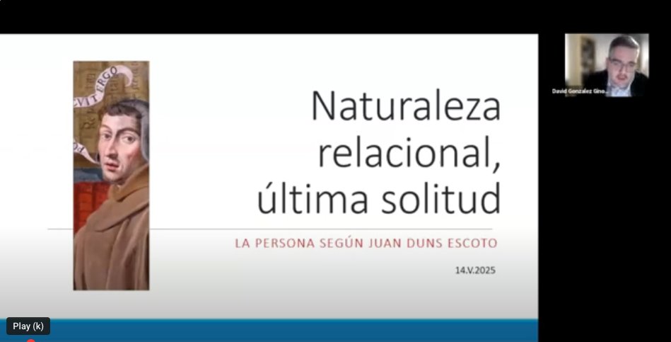 hapaxinstitute's tweet photo. “La persona y los filósofos”, a cargo del Dr. Davig González, con la ponencia titulada: “Nautraleza relacional, última solitud: la persona en Duns Escoto”.

Ya está el video de la sesión en Youtube disponible para su consulta: https://t.co/NUkPrinjg9 https://t.co/27kKUkA8i6