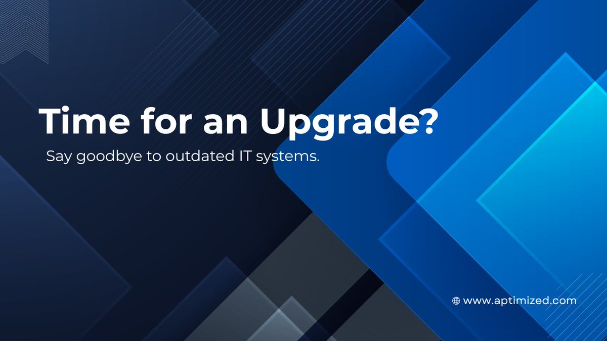 aptimized's tweet image. Slow systems, high costs &amp;amp; security gaps? Your IT infrastructure might be holding you back. Aptimized helps modernize legacy systems with scalable, future-ready solutions that fuel growth &amp;amp; innovation. 
Learn more:bit.ly/4jZ7cs6
#ScalableIT  #Aptimized #CloudMigration