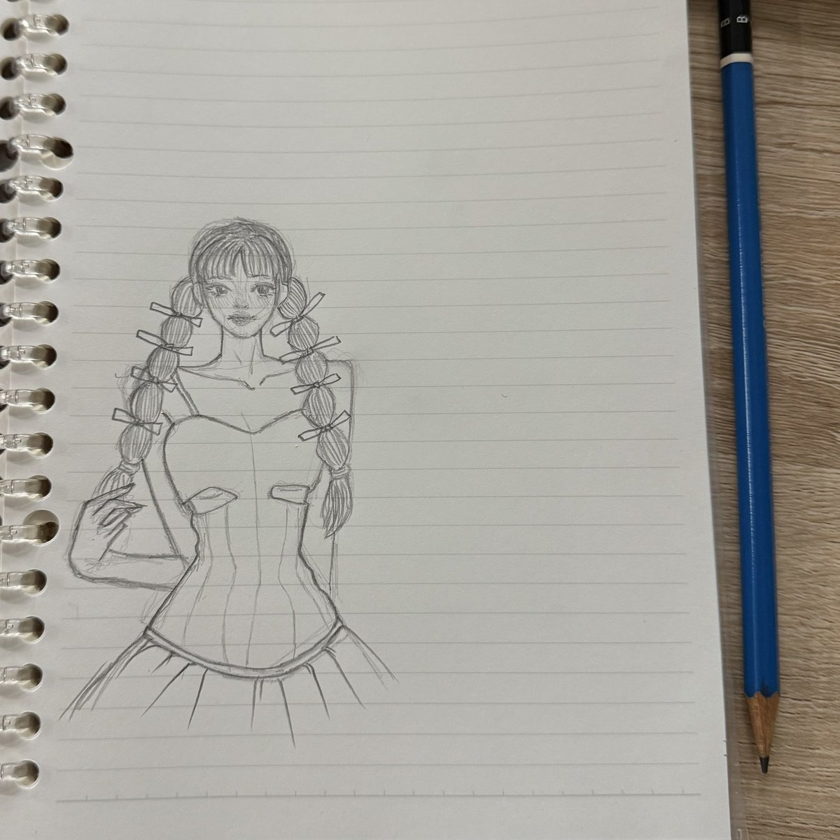 _lumi_a's tweet photo. drawing of the day !! 

yep I didn’t have an eraser again today

sketch or ink ? 🤔
#artmoots #drawing #sketch #artists https://t.co/t5kD8bbOtt